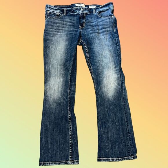 Daytrip Mid Rise Virgo Bootcut Jeans Size 34x30 #215 - Picture 1 of 7